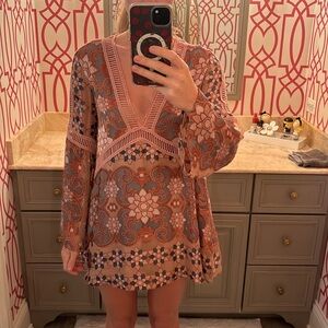 Vintage For love and lemons pink dress